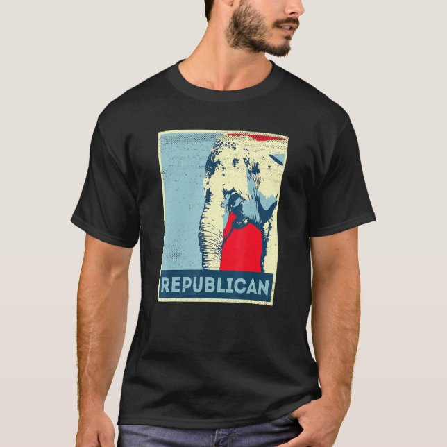 T-shirt Meilleur Portrait De Politique Républicaine Ic Ic (Devant)