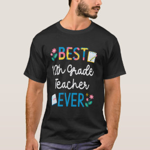 T-shirt Meilleur professeur de 12e année jamais Super prof