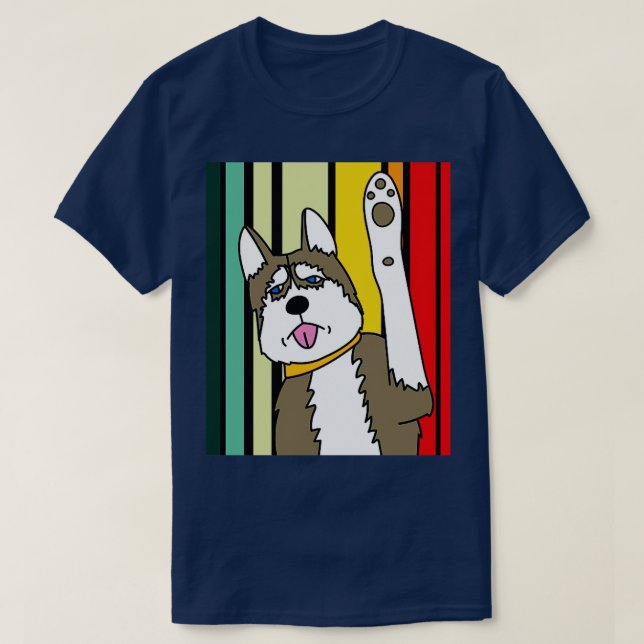 T-shirt Meilleur Propriétaire De Chien Rétro De Tous Les T (Design devant)