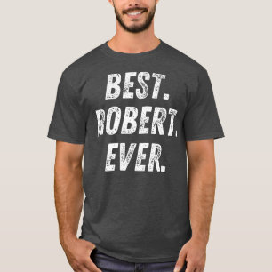 T-shirt Meilleur Robert jamais Retro Prénom Cadeau