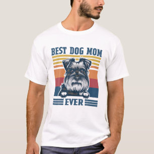 T-shirt Meilleur Schnauzer Maman toujours Drôle Chien Mama