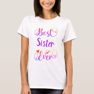T-shirt Meilleur script de typographie "votre texte"