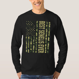 T-shirt Meilleur Senelis jamais nous Grandpa drapeau améri