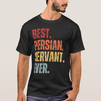 T-shirt MEILLEUR SERVANT PERSE JAMAIS Personnalisé Photo C