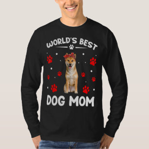 T-shirt Meilleur Shiba Inu Chien Maman Fête des Mères Drôl
