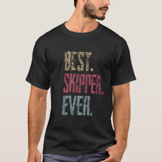 T-shirt Meilleur Skipper jamais