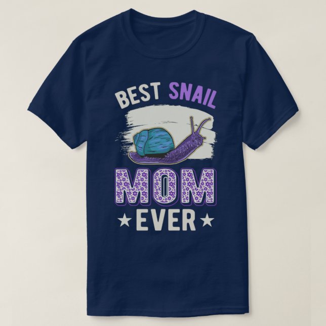 T-shirt Meilleur Snail Maman jamais (Design devant)