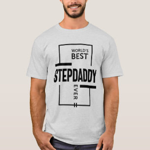 T-shirt Meilleur Stepdaddy du monde des hommes