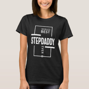 T-shirt Meilleur Stepdaddy du monde des hommes