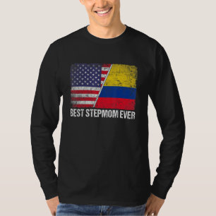 T-shirt Meilleur StepMom Ever Fête des Mères Colombie Drap