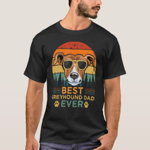 T-shirt Meilleur style rétro Meilleur Greyhound Papa Jamai