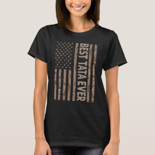 T-shirt Meilleur Tata Jamais Drapeau Américain Amusant Gra