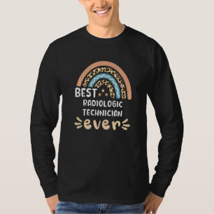 T-shirt Meilleur technicien en radiologie jamais Léopard A