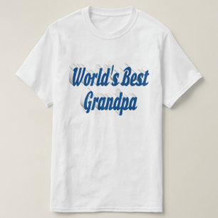 T-shirt Meilleur texte bleu mer Grand