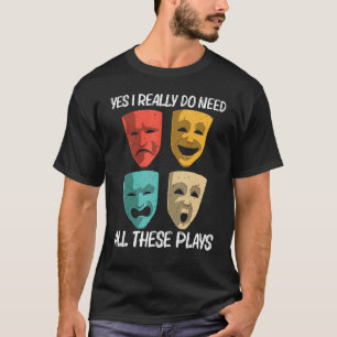 T-shirt Meilleur Théâtre Pour Hommes Femmes Broadway Théât