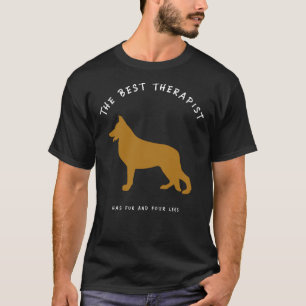 T-shirt Meilleur Thérapeute Allemand Shepherd Articles En 
