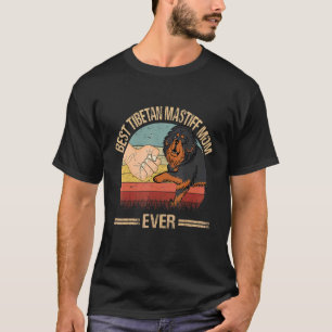 T-shirt Meilleur Tibétain Mastiff Maman toujours Chien Mam