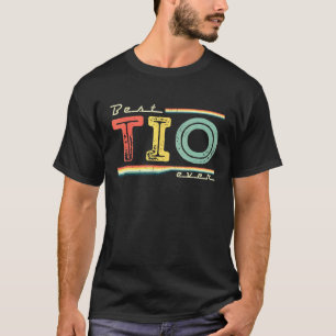 T-shirt Meilleur Tio Homme Vintage Tee Pour Oncle Espagnol