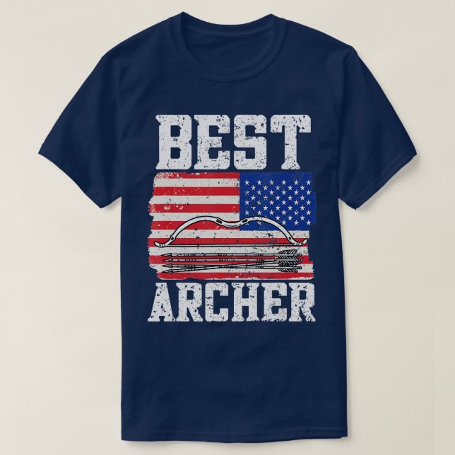 T-shirt Meilleur tir à l'arc ArcherArcher Bow (Design devant)