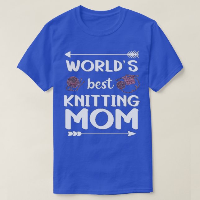 T-shirt Meilleur Tricot Maman Ever8 (Design devant)