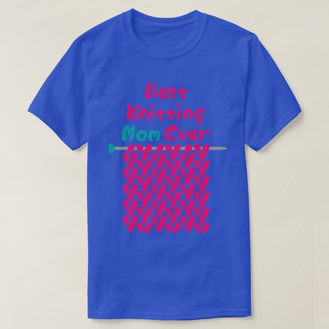 T-shirt Meilleur Tricot Maman Ever 57 (Design devant)