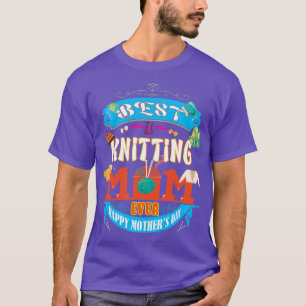 T-shirt Meilleur Tricot Maman toujours maman