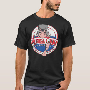 T-shirt Meilleur Vendeur - Bubba Gump Merchandises Essenti