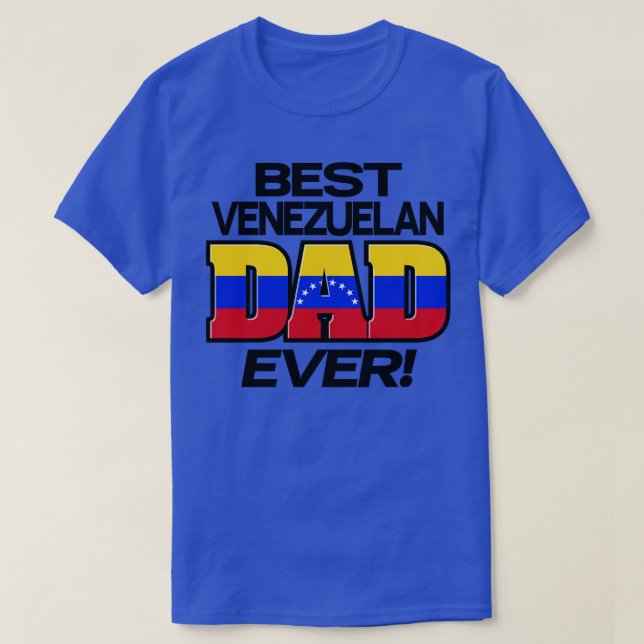 T-SHIRT MEILLEUR VENEZUELAN DAD (Design devant)