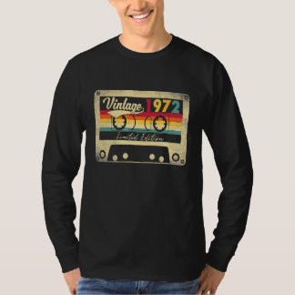 T-shirt Meilleur vintage De 1972 50e Anniversaire