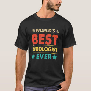 T-shirt Meilleur virologue de Retro World de tous les temp