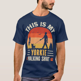 T-shirt Meilleur Yorkshire Terrrier Papa Jamais migre York
