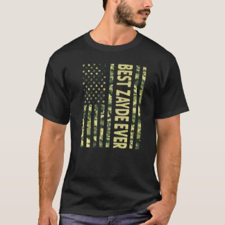 T-shirt Meilleur Zayde jamais US Drapeau Américain Grandpa