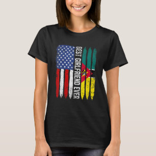 T-shirt Meilleure amie Ever Us Mozambique Drapeau Mère D