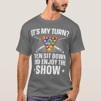 T-shirt Meilleure art de piscine pour hommes femmes Queue