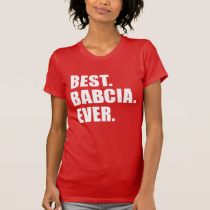 T-shirt Meilleure Babcia qui soit Grand-mère polonaise
