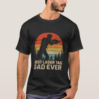 T-shirt Meilleure balise laser papa jamais Fête des pères