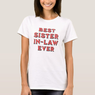 T-shirt Meilleure belle-soeur Anniversaire et Noël