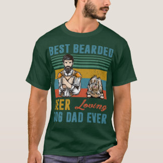 T-shirt Meilleure Bière Portée Aimer Chien Papa Jamais Vie
