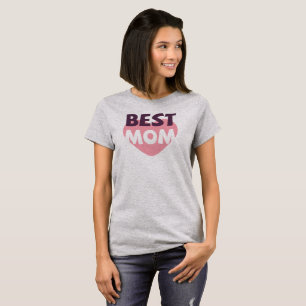 T-shirt Meilleure chemise simple du jour de mère de maman