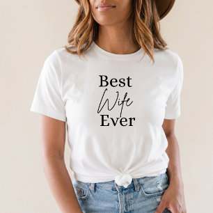 T-shirt Meilleure Épouse Jamais Adorable Femme Mariée Cade