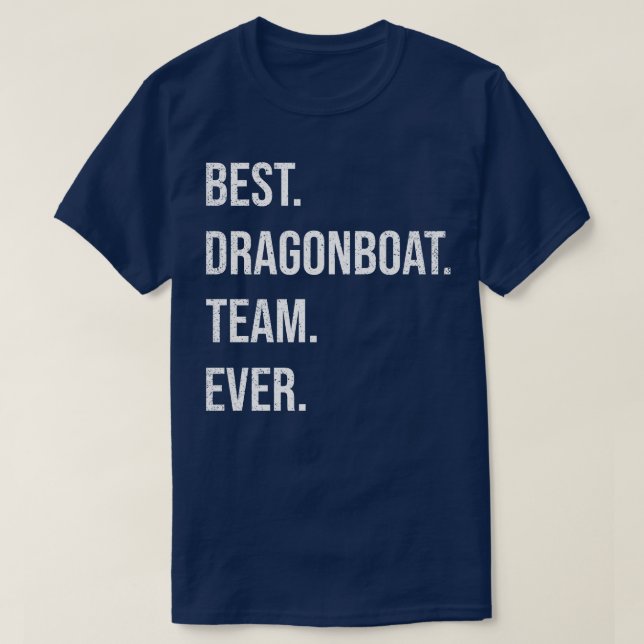 T-shirt Meilleure Équipe De Course De Bateaux Dragon Jamai (Design devant)