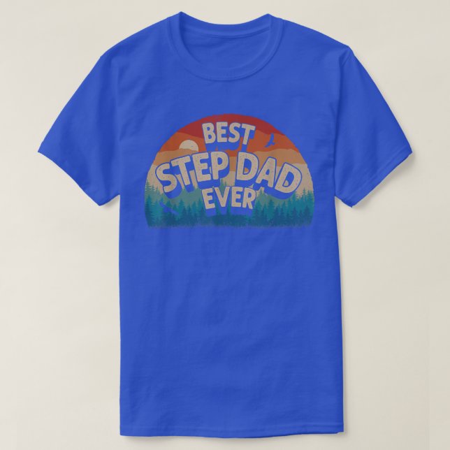 T-shirt Meilleure étapePapa Jamais Hommes Retro Décor couc (Design devant)