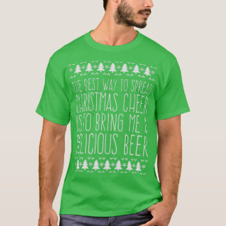 T-shirt Meilleure façon amusante de répandre Noël La joie 