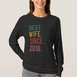 T-shirt Meilleure Femme depuis 2010 12ème anniversaire Mar