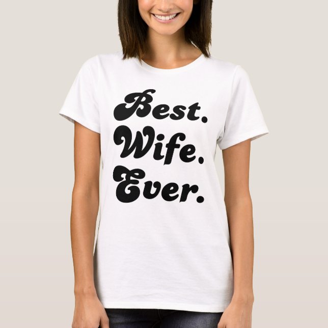 T-shirt Meilleure femme jamais (Devant)