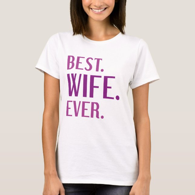 T-shirt Meilleure femme jamais (Devant)