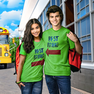 T-shirt Meilleure flèche rouge pointeur ami