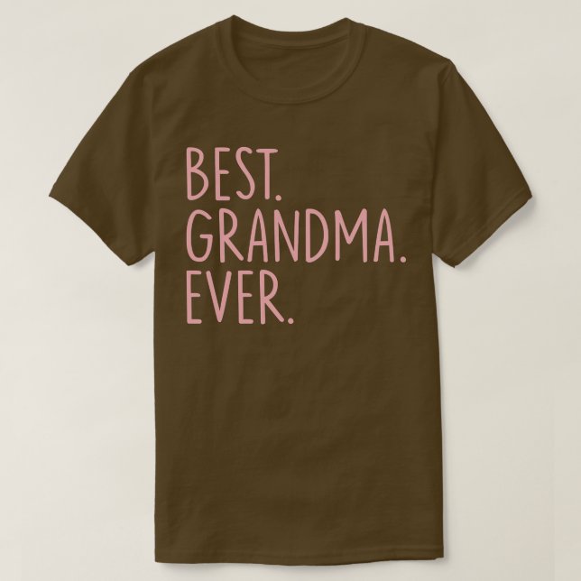 T-shirt Meilleure grand-mère  (Design devant)