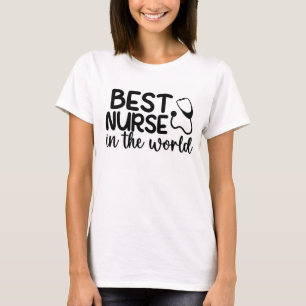 T-shirt Meilleure infirmière au monde