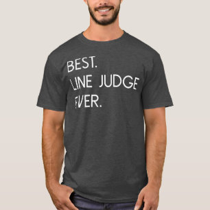 T-shirt Meilleure ligne Juge de volleyball jamais